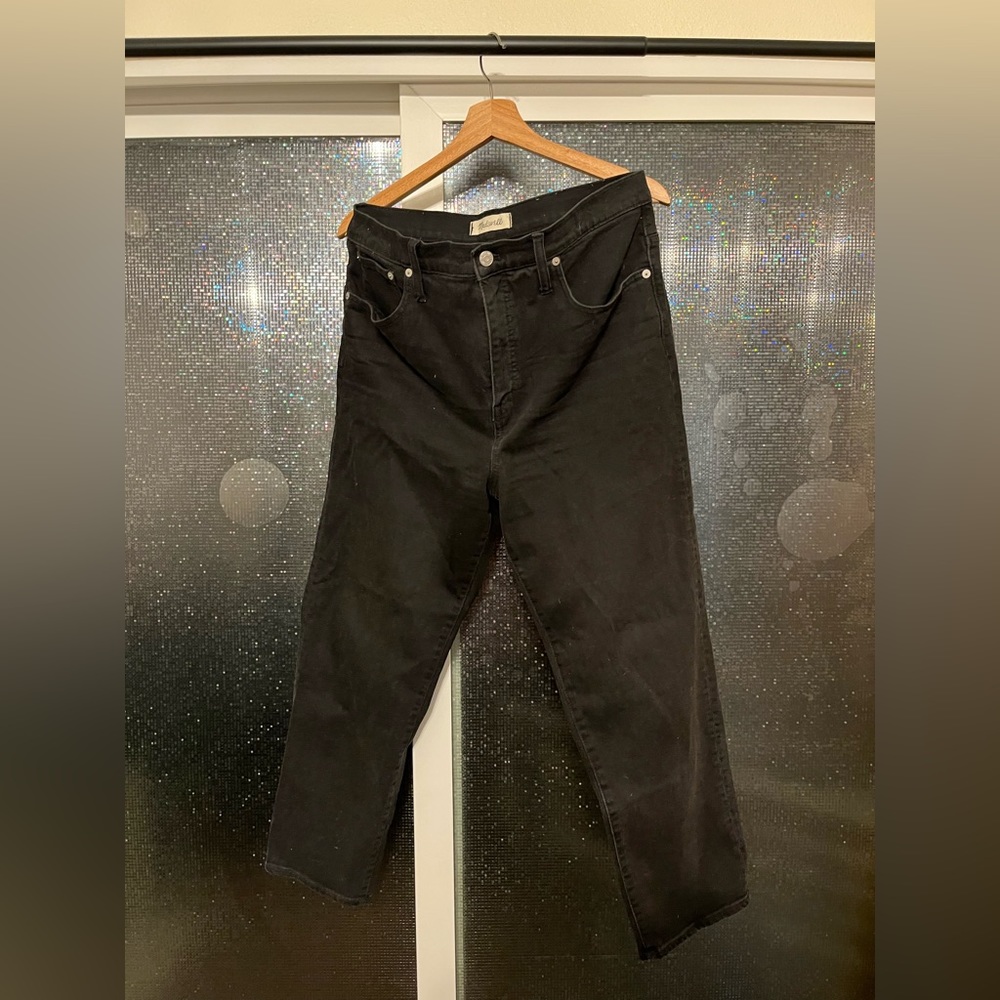 Madewell Classic Straight Jeans Dark Wash
